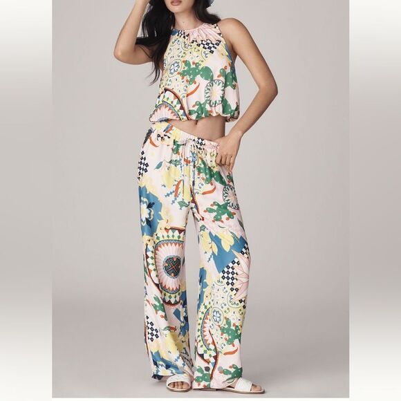 Anthropologie Maeve Bubble-Hem Tank Top - Picture 3 of 4